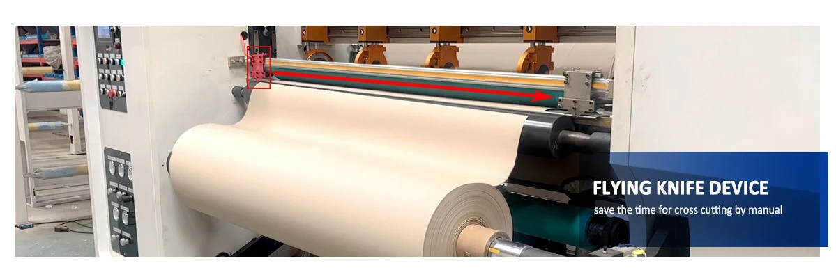 Sublimation paper slitting machine details 1